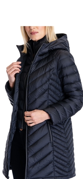 Free Burberry brooch with purchase Michael Kors puffed packable down jacket - Picture 2 of 13